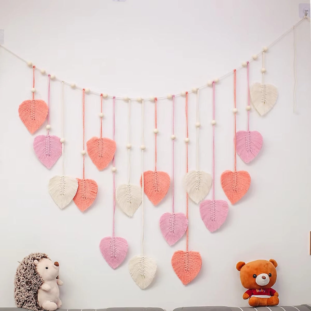 Leaf Macrame Wall Hanging - Eco-Friendly Bohemian Decor