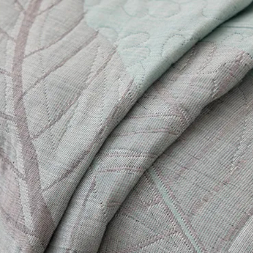 Leaf Pattern Cotton Gauze Sofa Cover