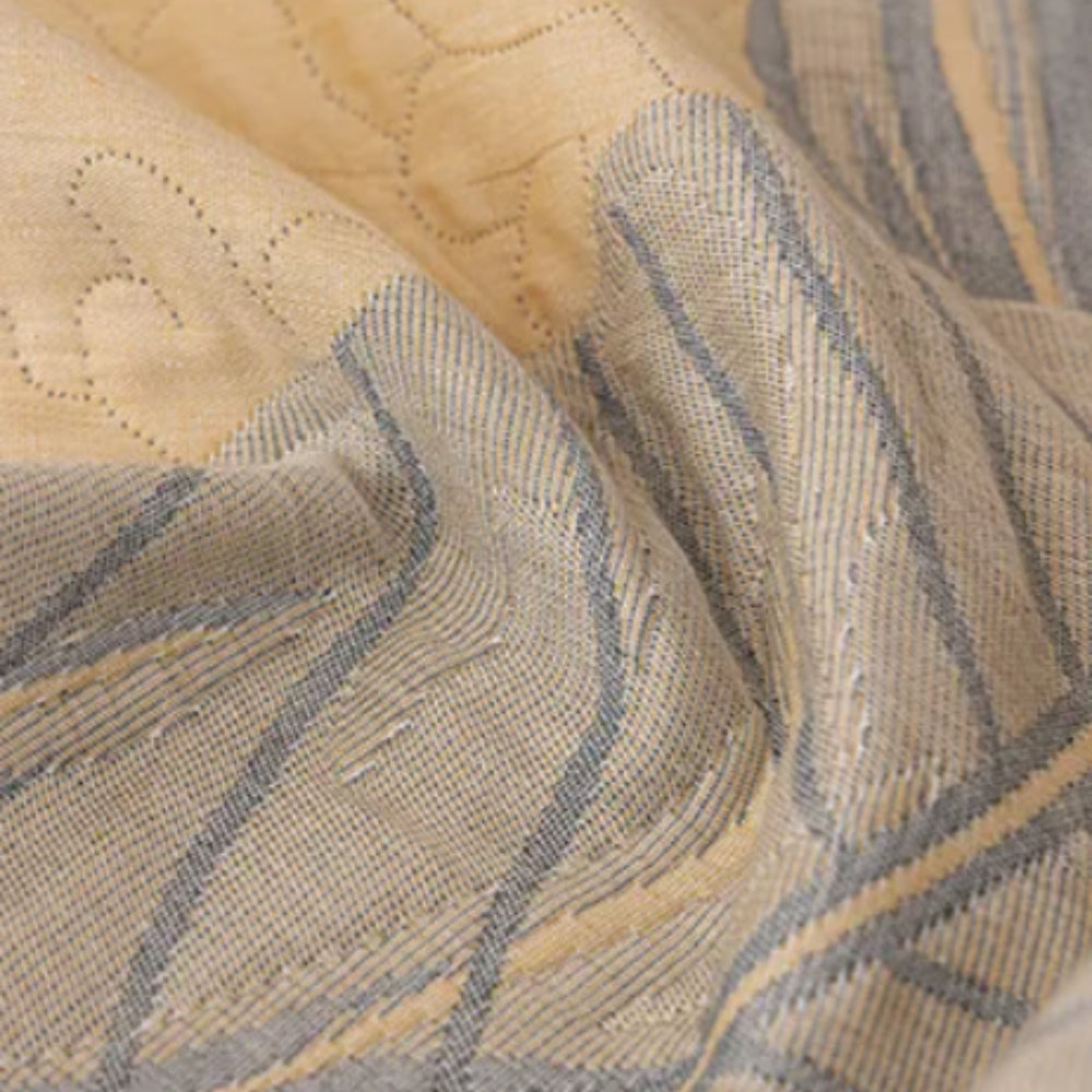 Leaf Pattern Cotton Gauze Sofa Cover