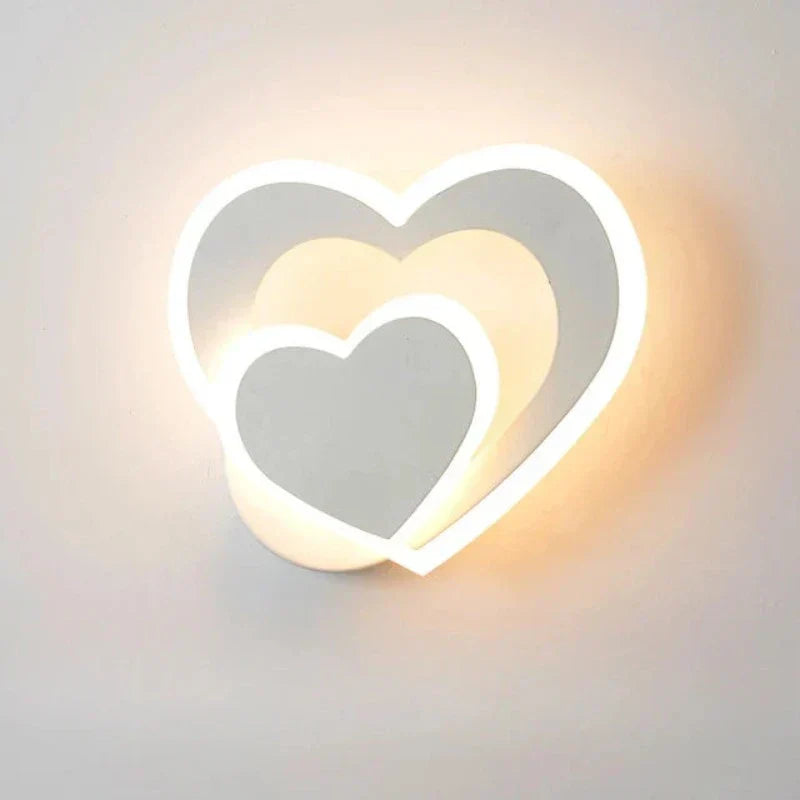 Heart-Shaped Wall Lamp for Cozy Ambiance