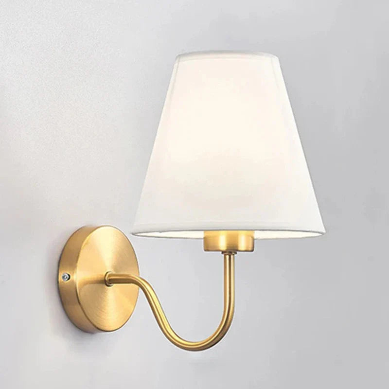 Fabric Wall Light with Timeless Design and Gentle Illumination