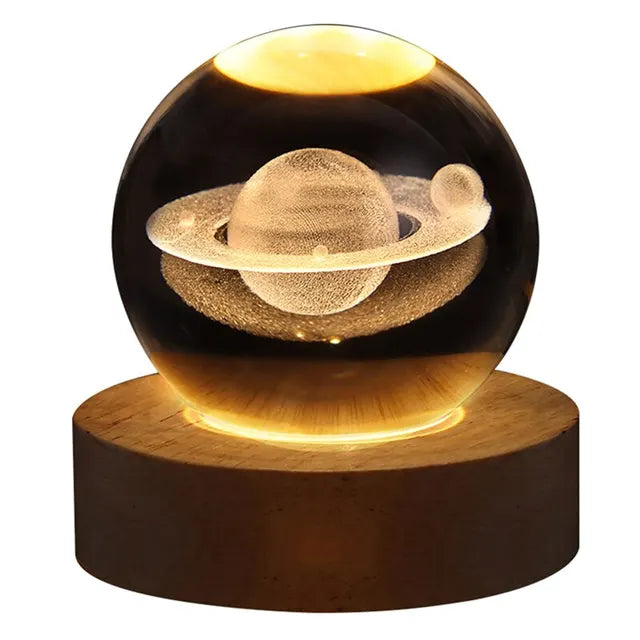 Solar System LED Table Lamp - Eco-Friendly Planet Design