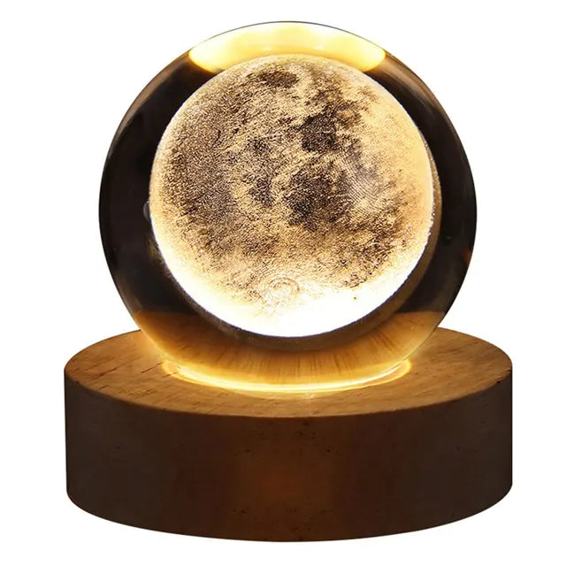 Solar System LED Table Lamp - Eco-Friendly Planet Design
