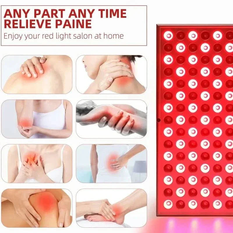 Infrared Light Therapy Panel for Skin Rejuvenation and Muscle Relaxation