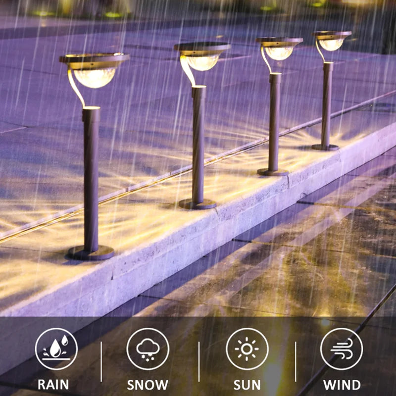 Solar-Powered LED Garden Light - Eco-Friendly Outdoor Illumination