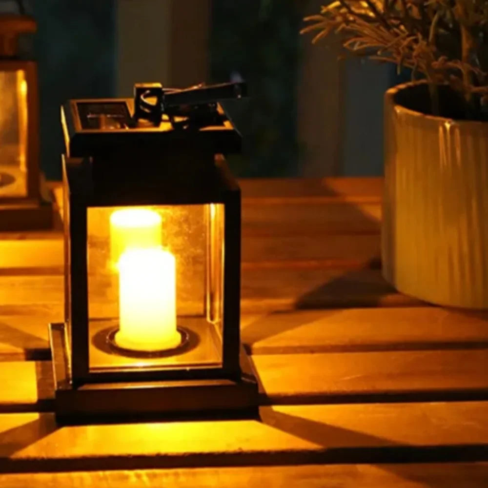 Waterproof Solar Flickering Candle Lamp