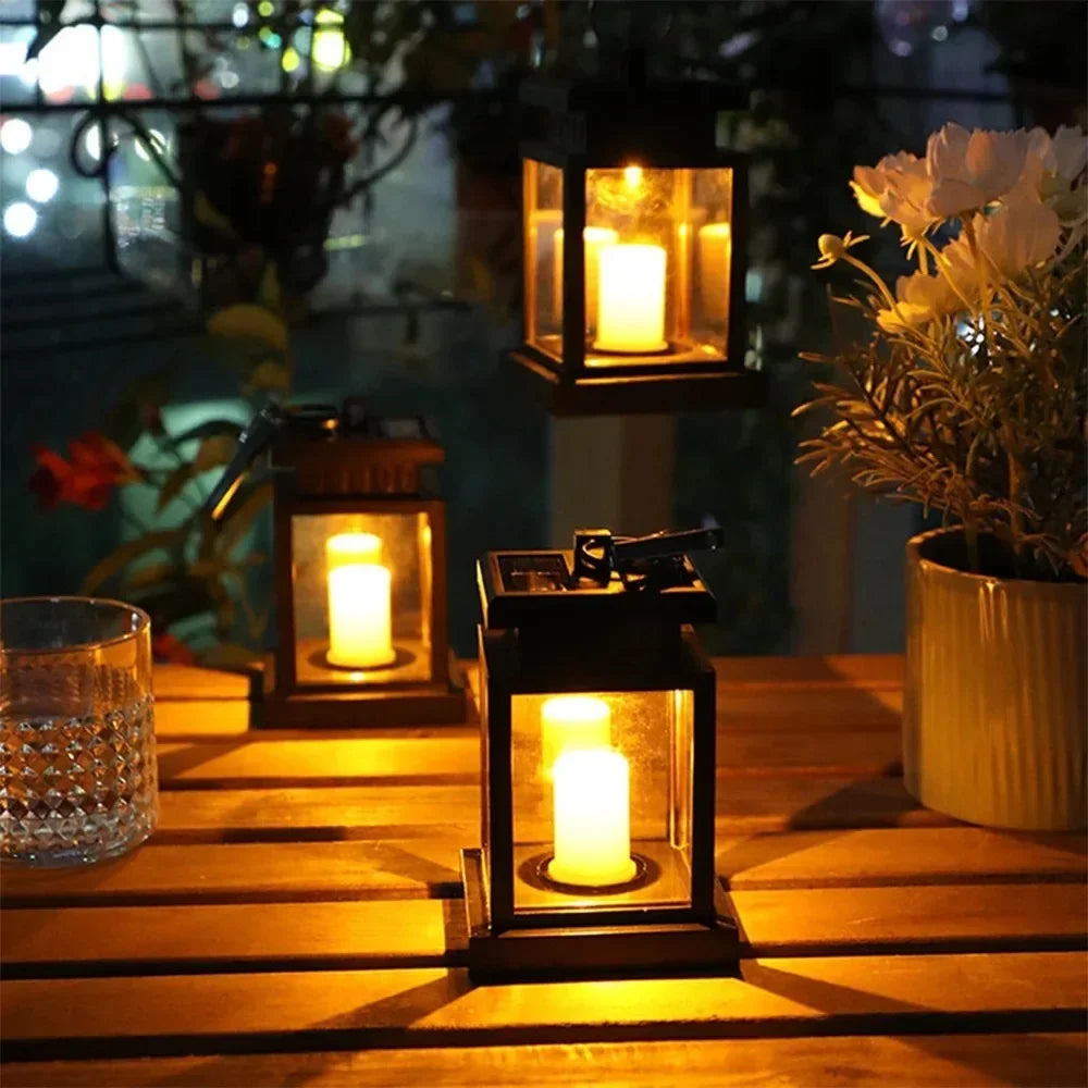 Waterproof Solar Flickering Candle Lamp