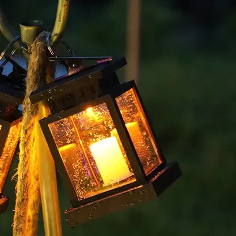 Waterproof Solar Flickering Candle Lamp