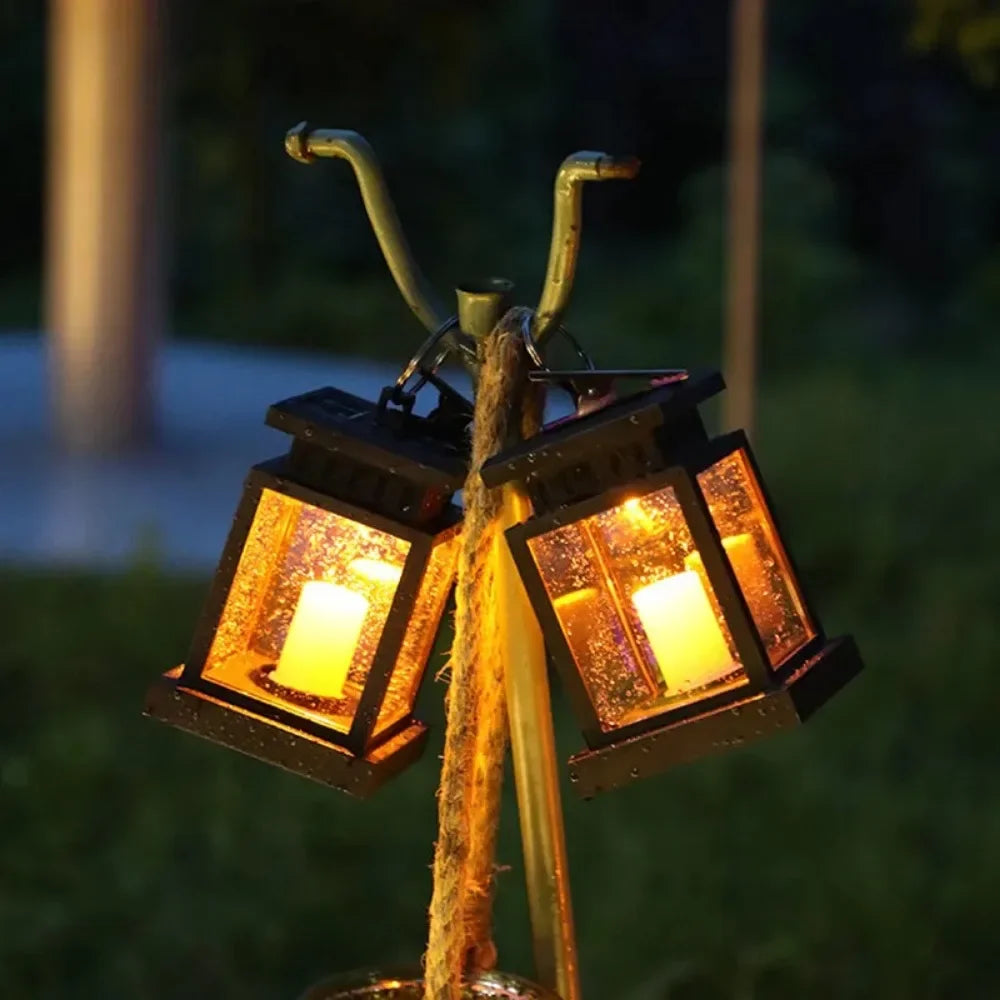Waterproof Solar Flickering Candle Lamp