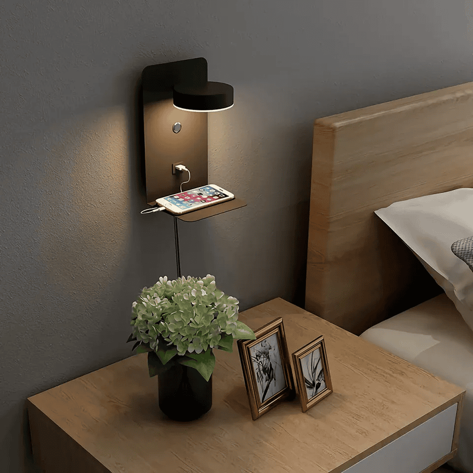 Modern LED Night Light for Soothing Bedroom Ambiance