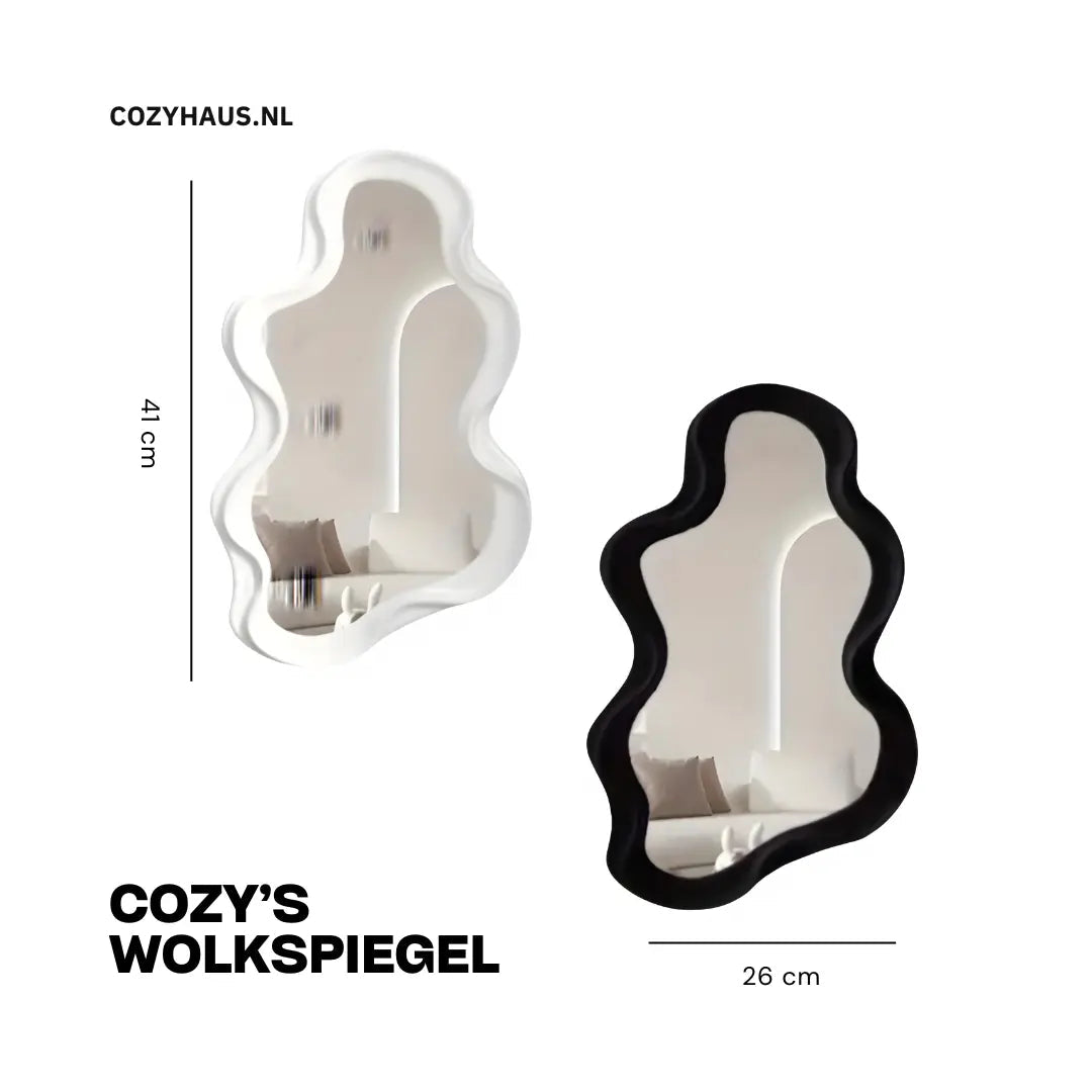 Cloud-Shaped Decorative Mirror for Makeup and Dressing