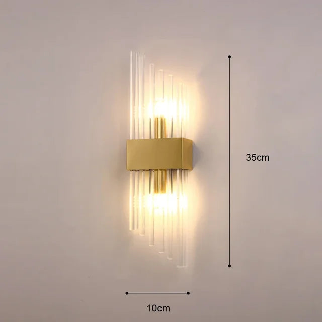 Chic LED Wall Light - Elegant Stainless Steel Design