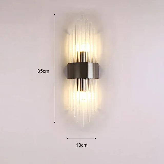 Chic LED Wall Light - Elegant Stainless Steel Design