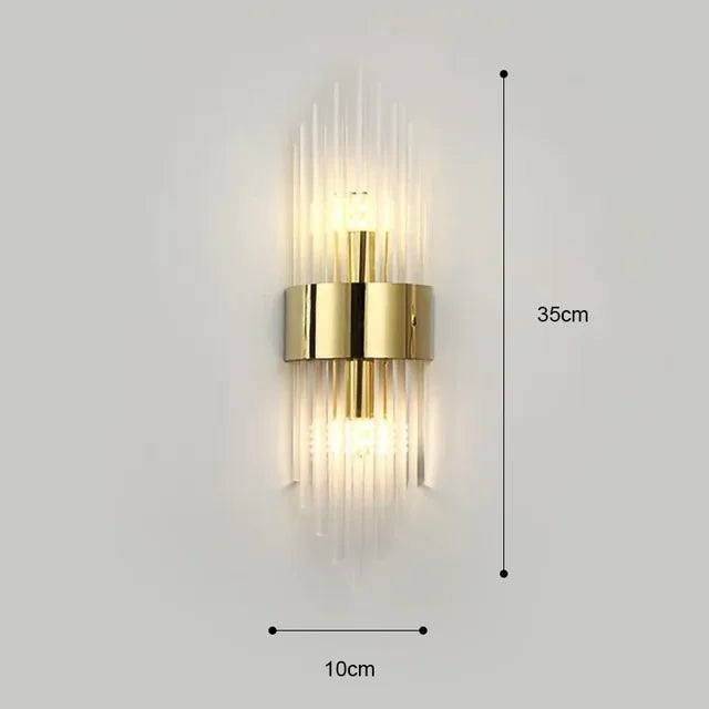 Chic LED Wall Light - Elegant Stainless Steel Design