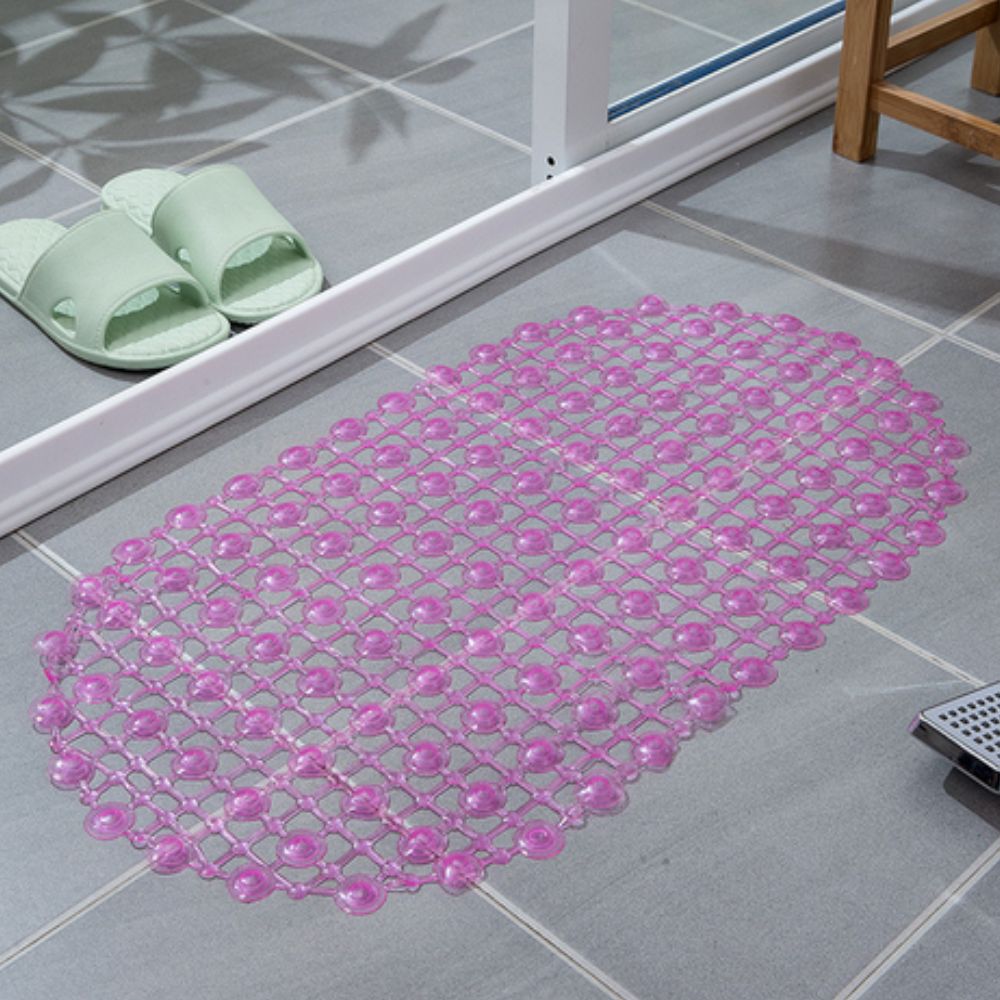 Non-Slip PVC Shower Mat with Suction Cups