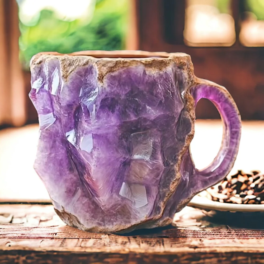 Handmade Ceramic Coffee Mug with Artistic Texture