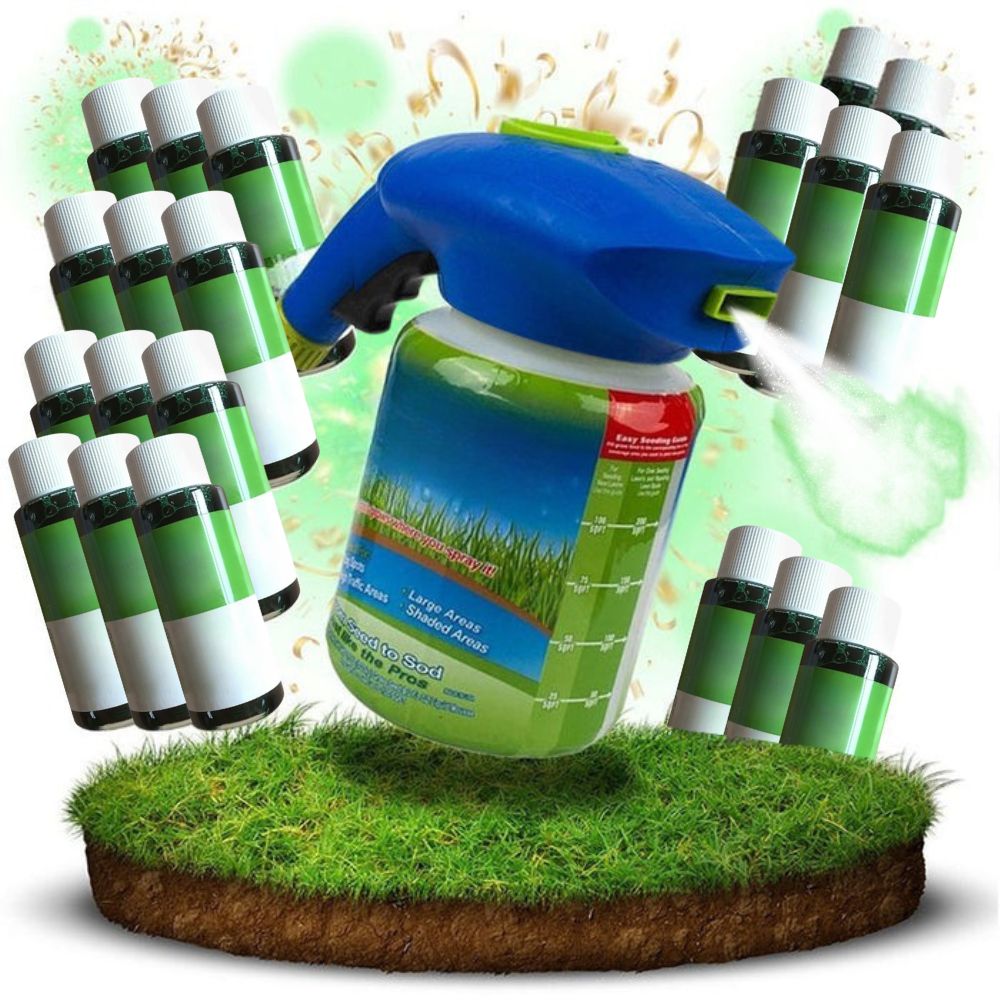Liquid Lawn Seed Spray for Quick Grass Growth