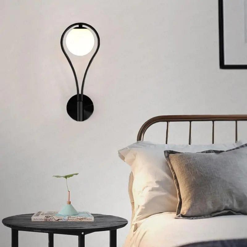 Scandinavian Modern Wall Lamp with Warm LED Light