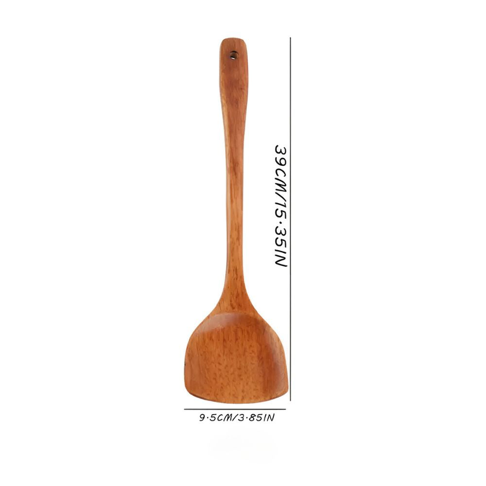 Premium Natural Hardwood Kitchen Utensil Set