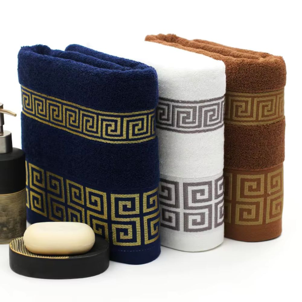 Cotton Terry Towel Set - 2 Piece, High Absorbency
