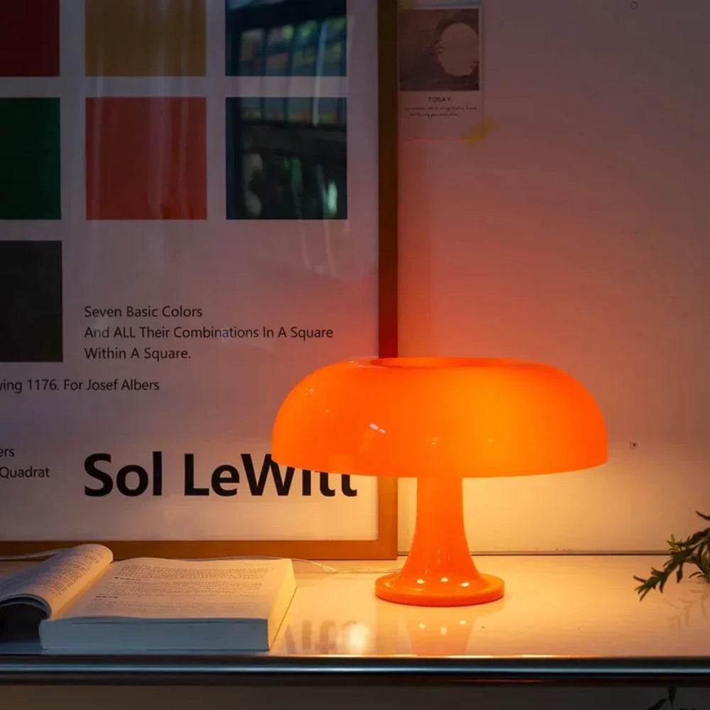 LED Mushroom Table Lamp with Soft Glow