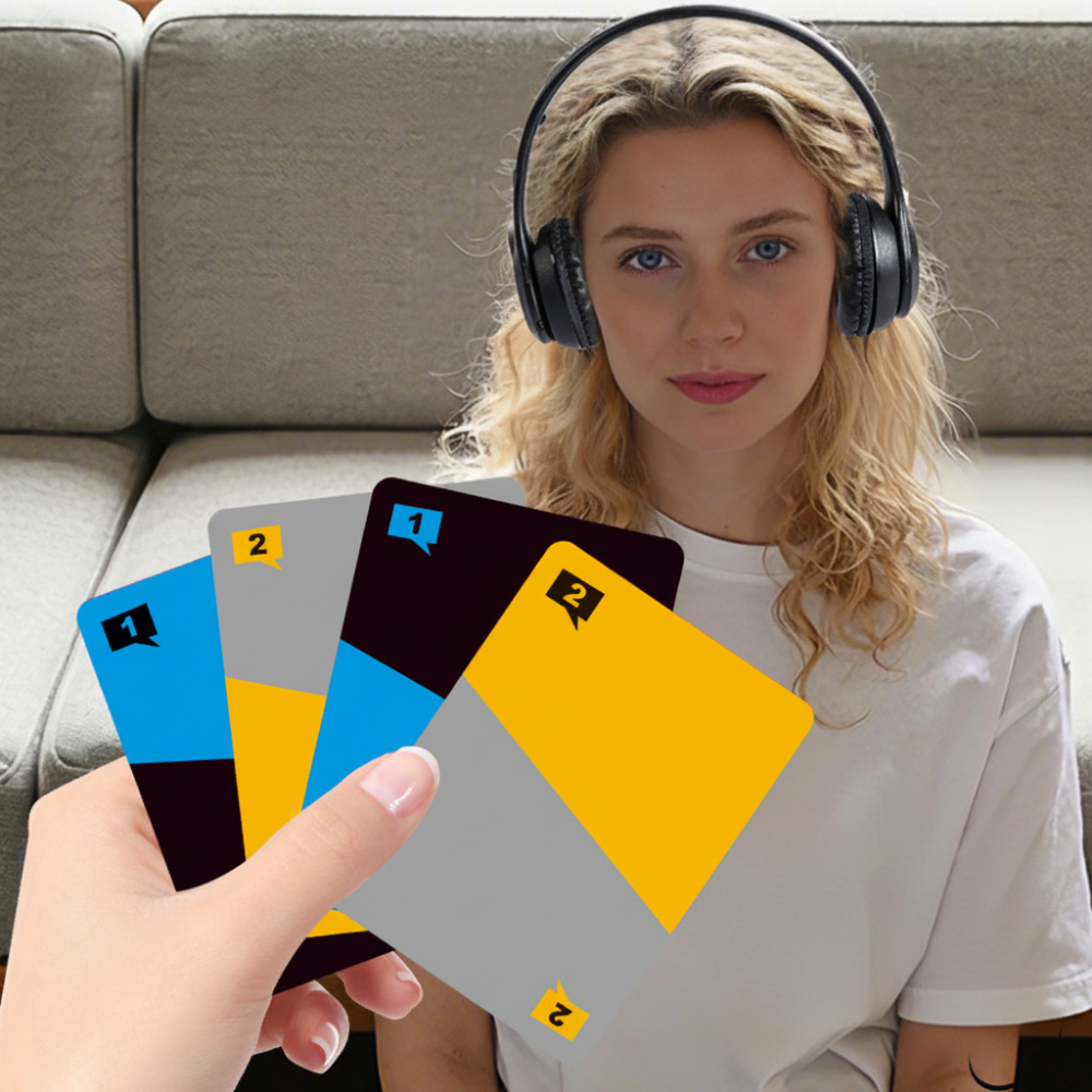 Hilarious Lip Reading Game for Adults with Headphones