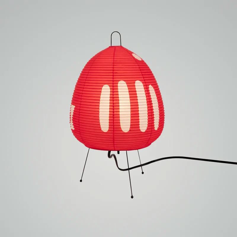Japanese Minimalist Table Lamp with Rice Paper Shade