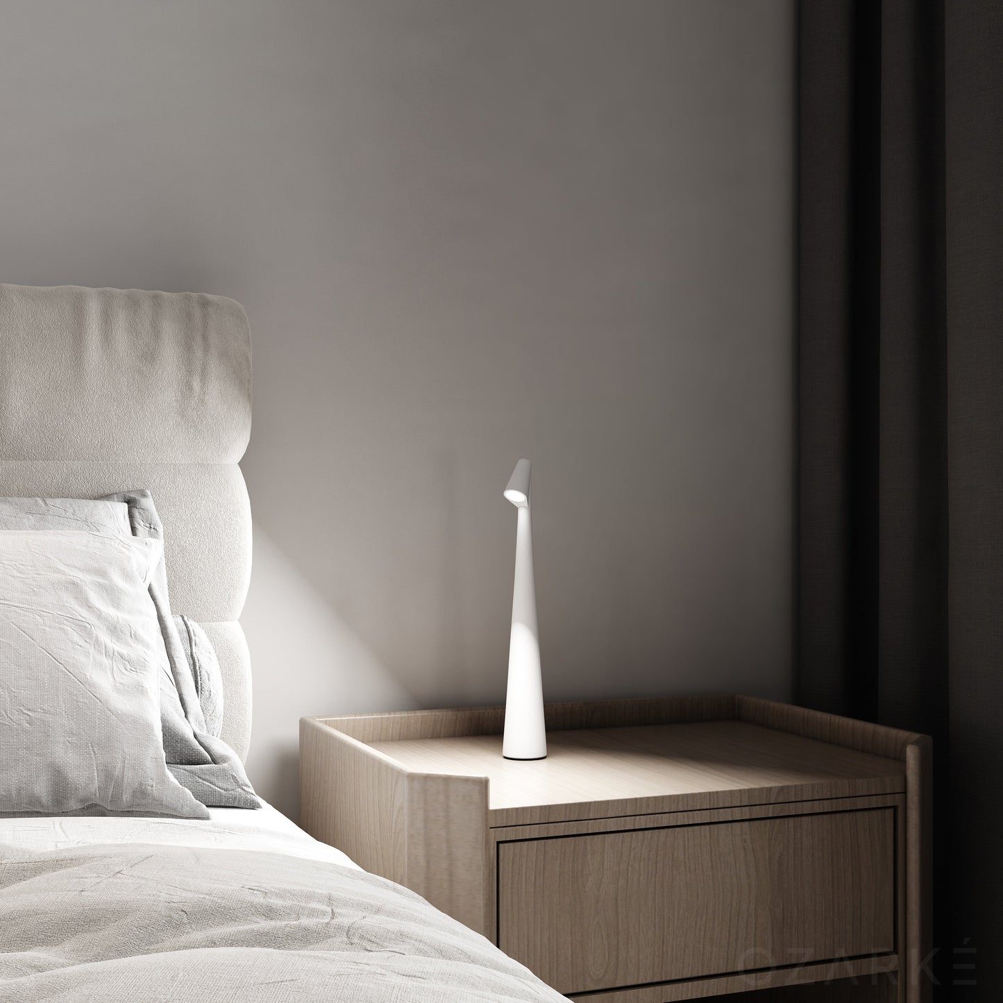 Rechargeable LED Table Lamp with Dimmable Warm Light