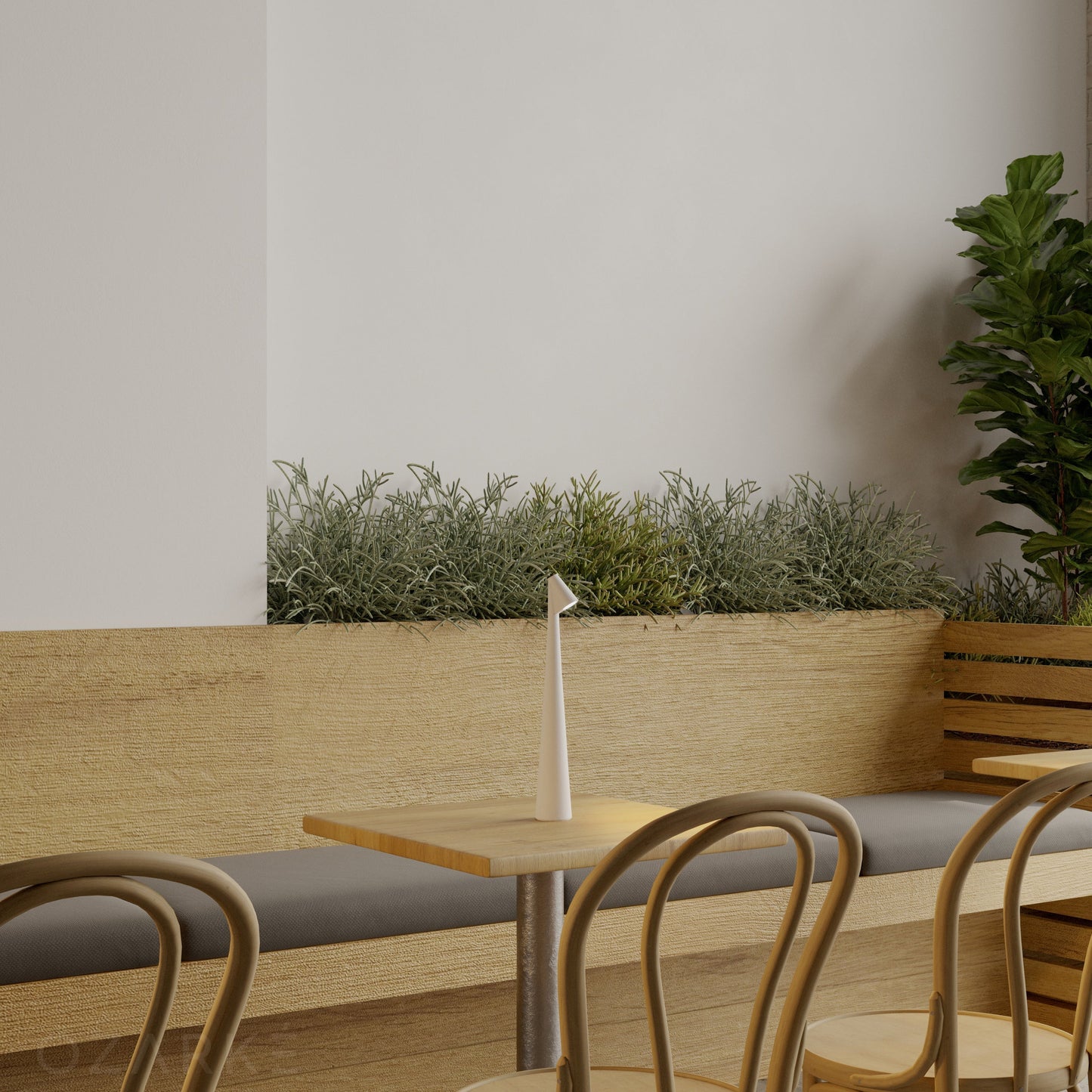 Rechargeable LED Table Lamp with Dimmable Warm Light