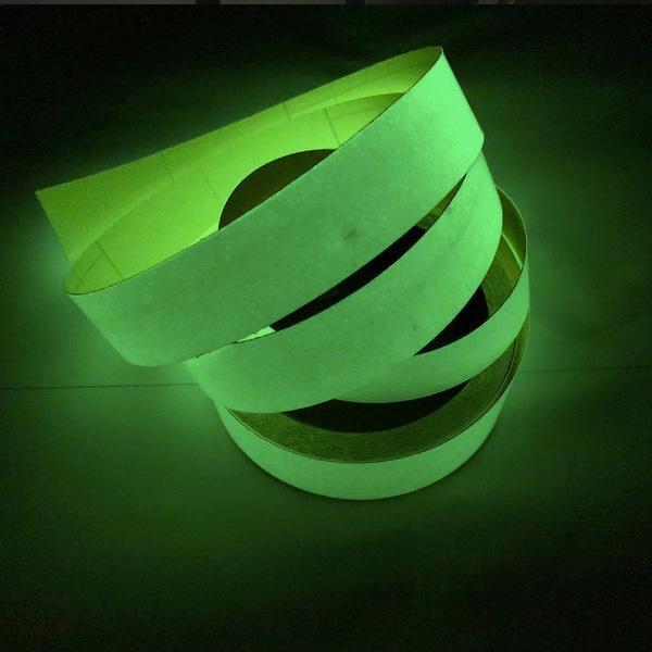 Glow In The Dark Strip Tape - Waterproof Fluorescent PVC for Indoor & Outdoor Use