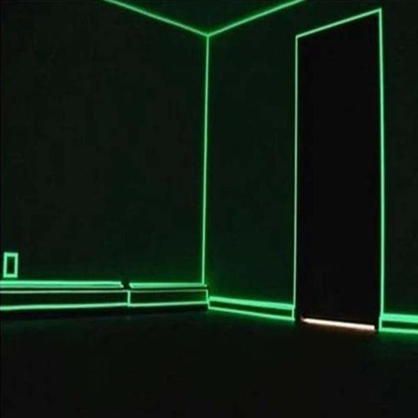 Glow In The Dark Strip Tape - Waterproof Fluorescent PVC for Indoor & Outdoor Use