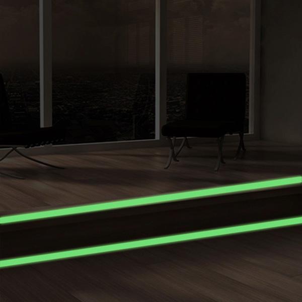 Glow In The Dark Strip Tape - Waterproof Fluorescent PVC for Indoor & Outdoor Use
