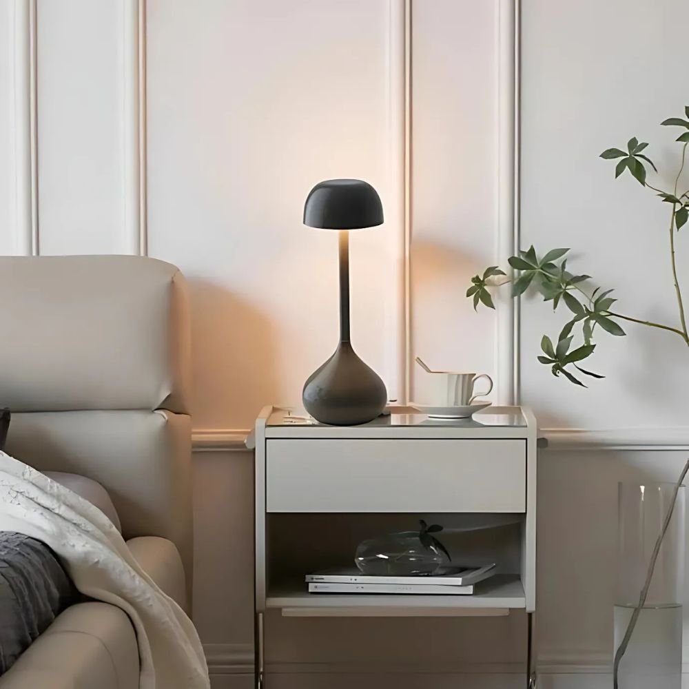 Rechargeable Touch-Sensitive Desk Lamp with Adjustable Warm and Neutral Light