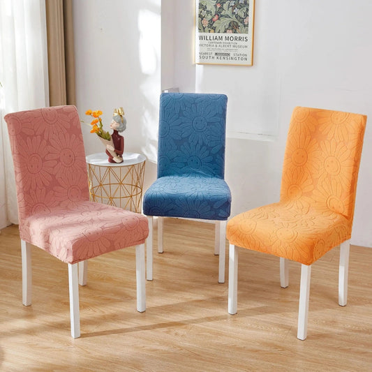 Smiley Floral Stretch Chair Cover