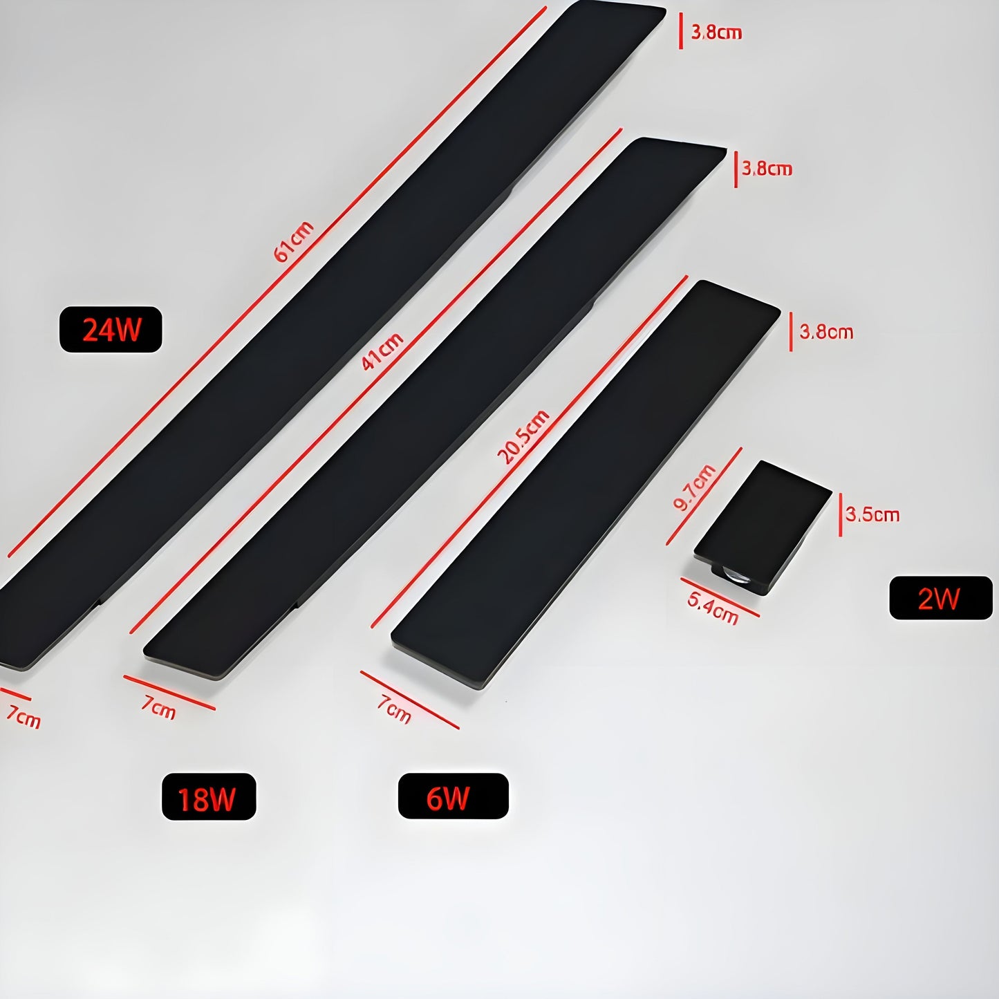 Weatherproof Aluminum LED Wall Lamp for Outdoor Use