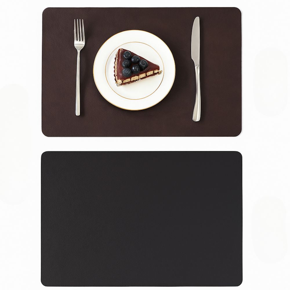 Vintage PU Leather Dining Placemat