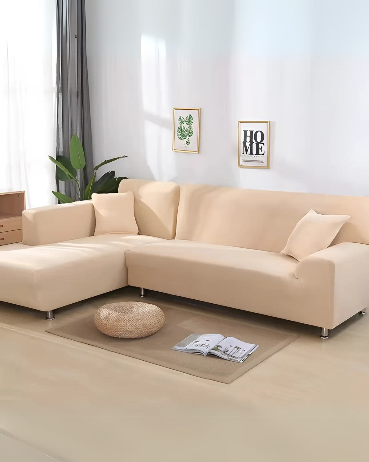 Modular Stretch Sofa Cover for Sectional Couches