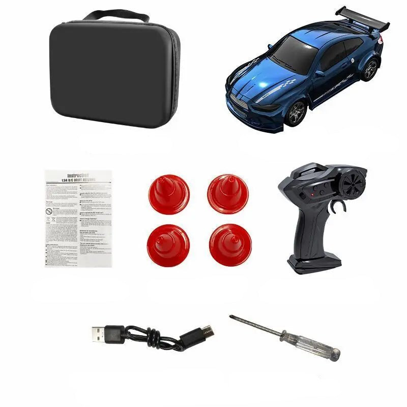 Mini Remote Control Drift Car with LED Headlights