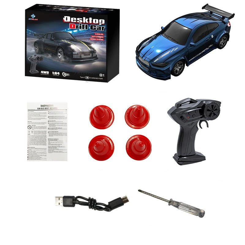 Mini Remote Control Drift Car with LED Headlights