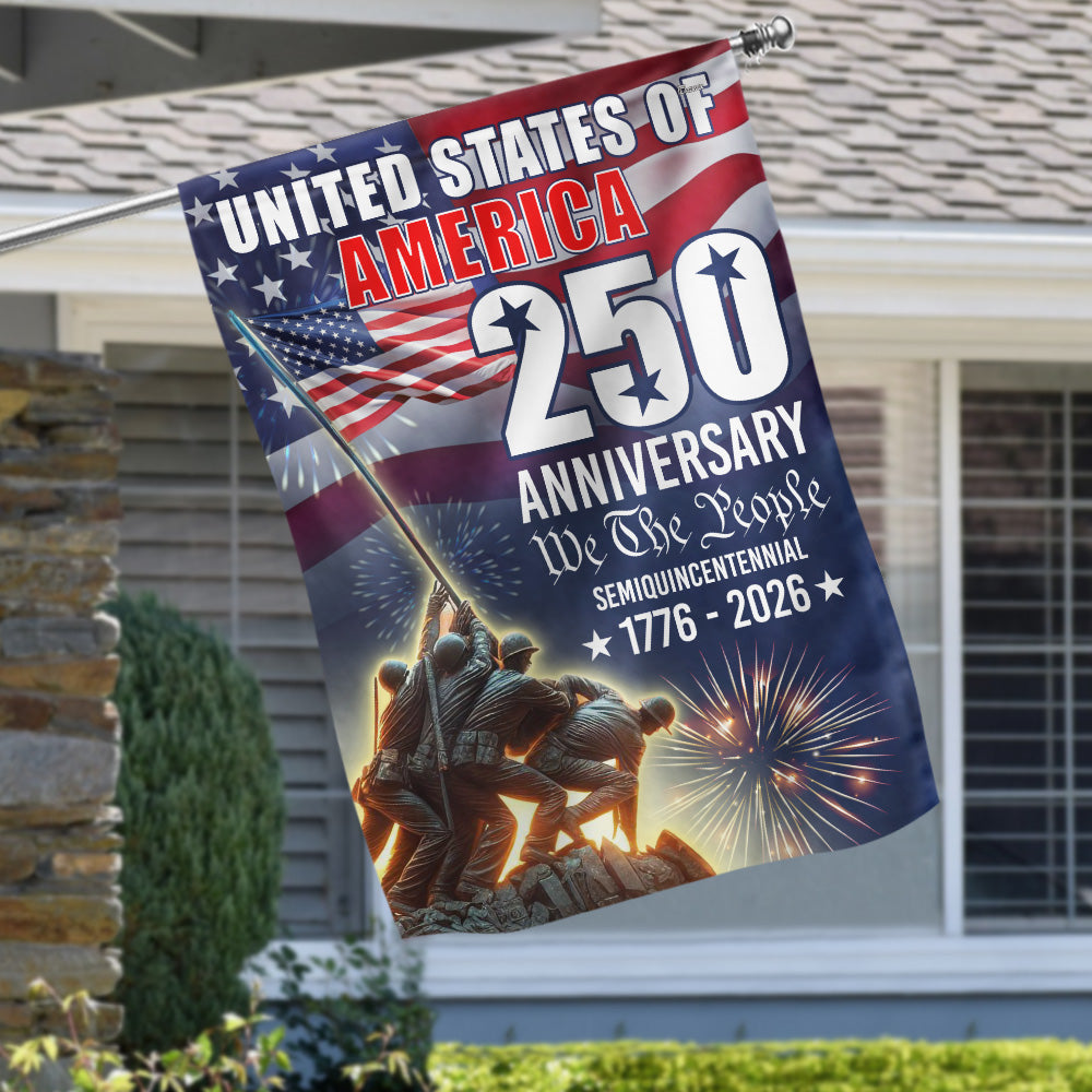 250 Years We the People Military Flag 1776-2026