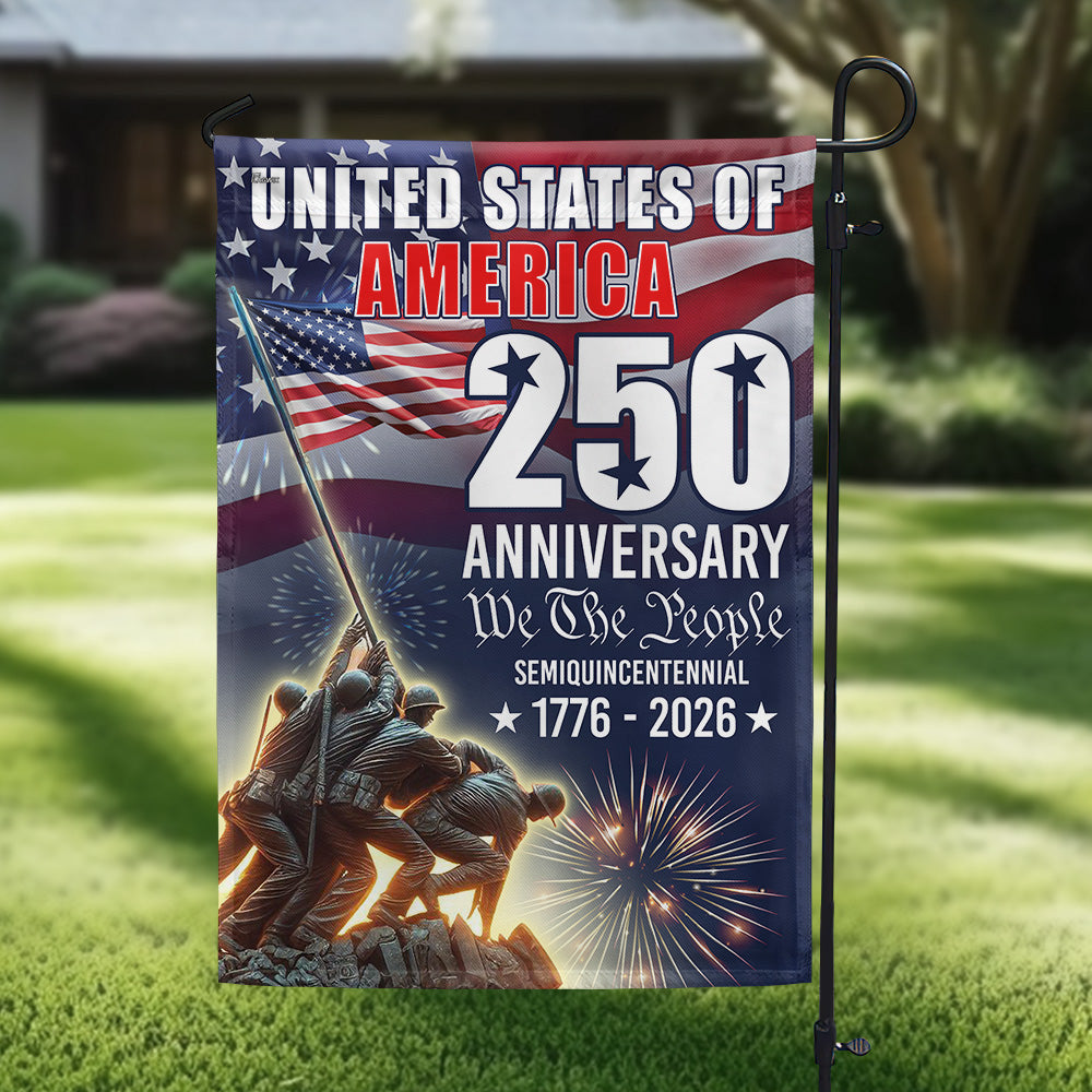 250 Years We the People Military Flag 1776-2026