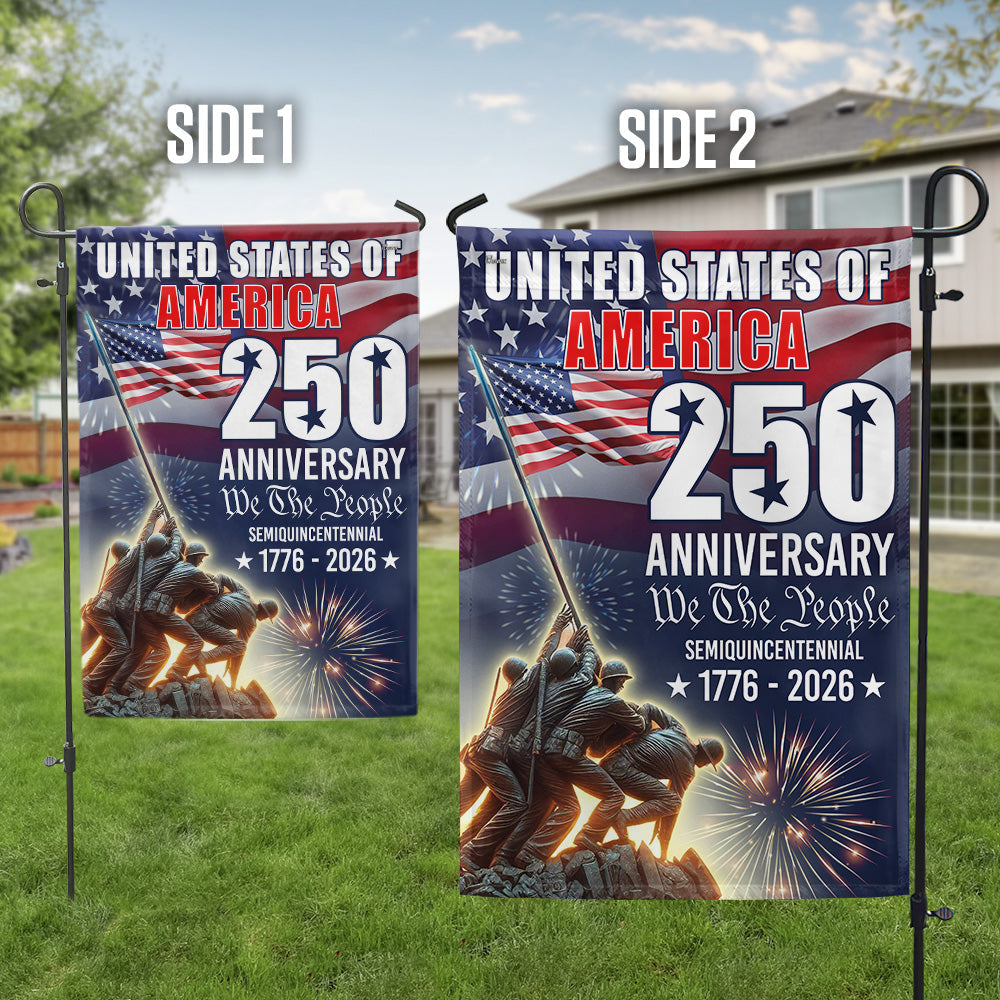 250 Years We the People Military Flag 1776-2026