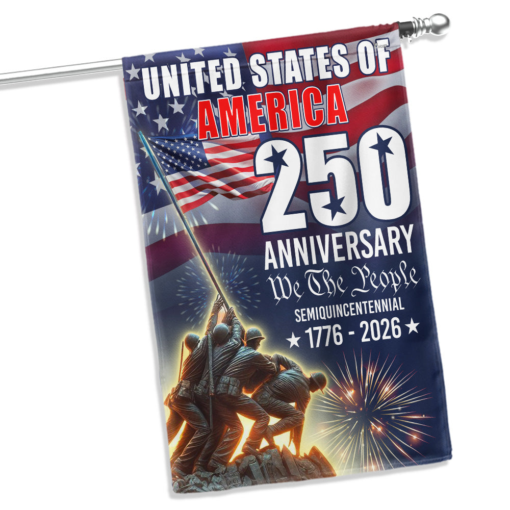 250 Years We the People Military Flag 1776-2026