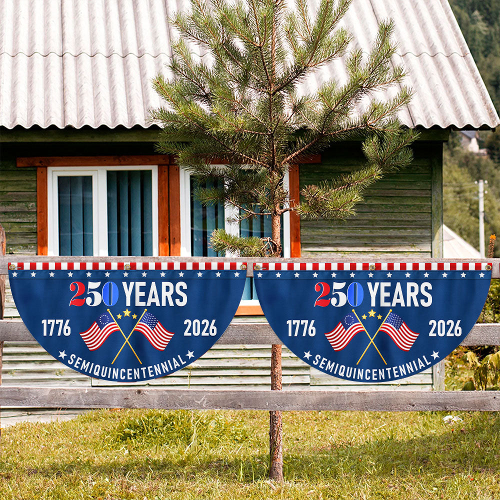 Non-Pleated American Flag Fan for 250th Anniversary Celebration
