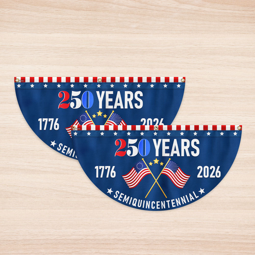 Non-Pleated American Flag Fan for 250th Anniversary Celebration
