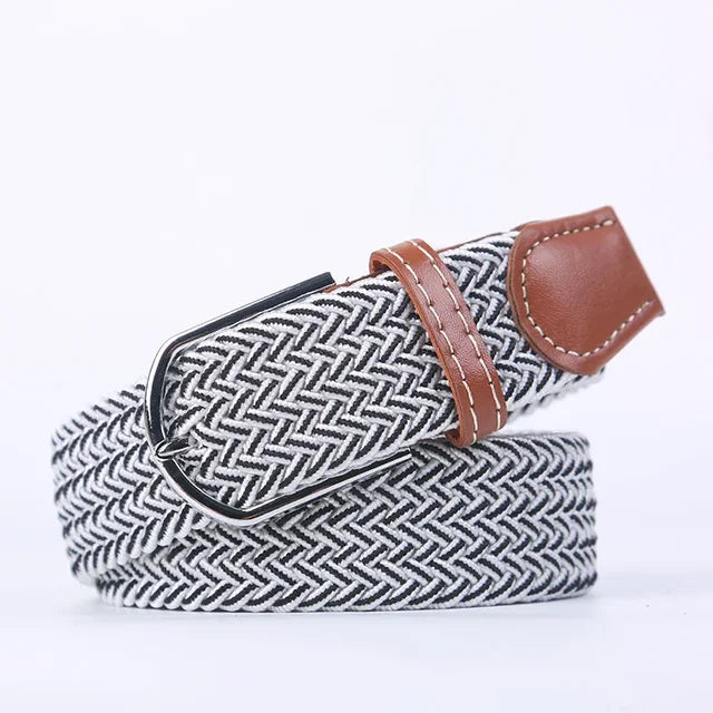 Casual Adjustable Stretch Belt in Elastic Fabric