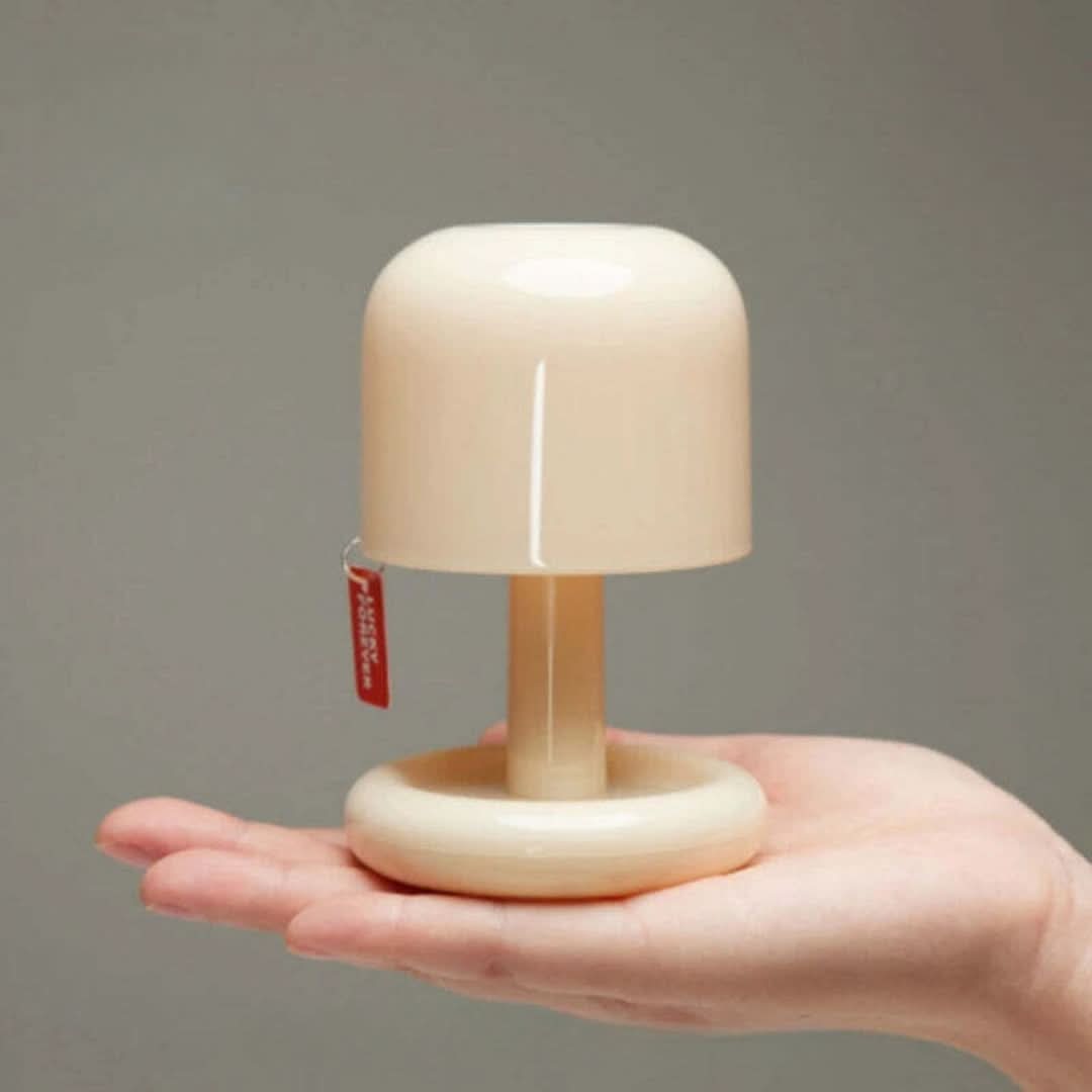 Elegant Metal and Glass Table Lamp with Touch Control