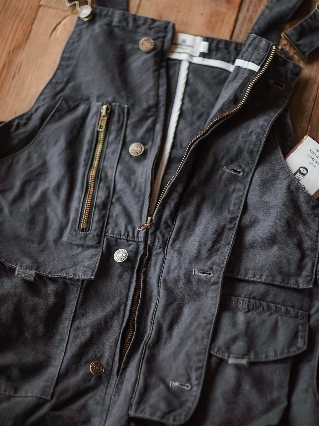 Durable Cotton Canvas Work Overalls with Pockets