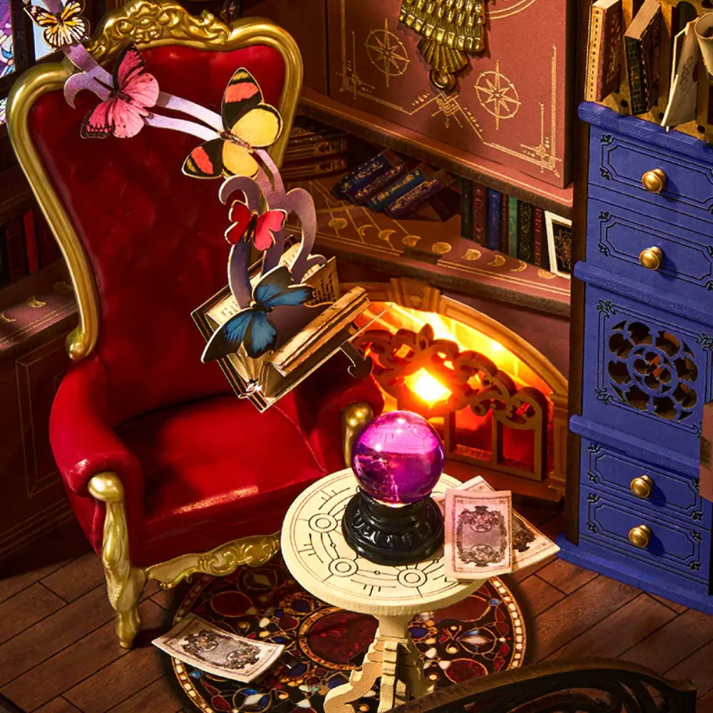 Magic Fantasy Corner Enchanted Shelf Decor with LED Light