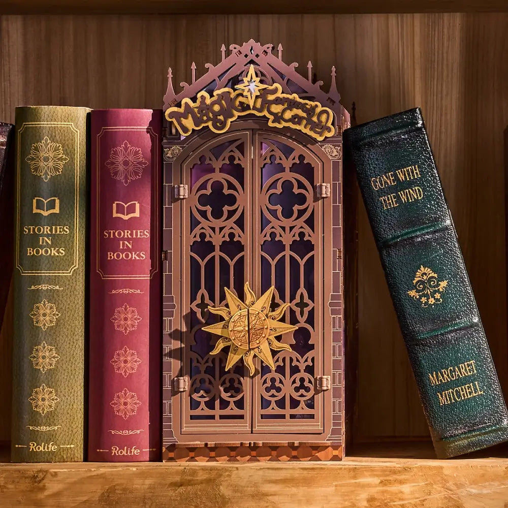 Magic Fantasy Corner Enchanted Shelf Decor with LED Light